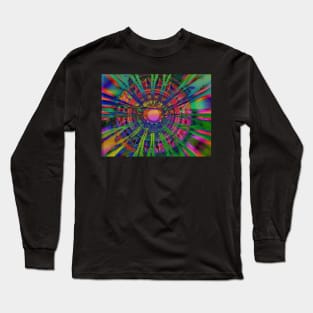 Hippie Rainbow Fun Art Design Long Sleeve T-Shirt